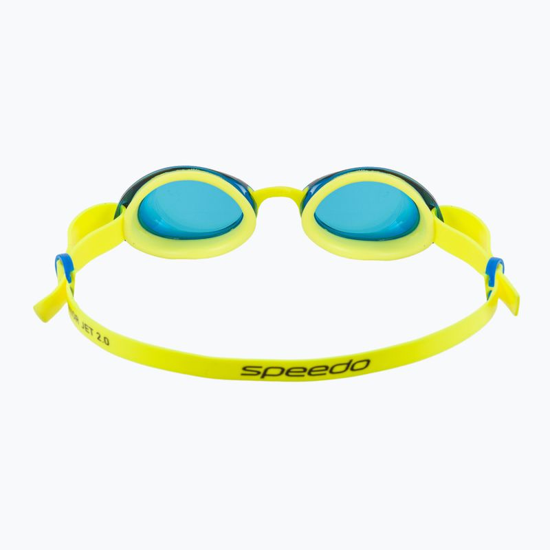 Speedo Jet 2.0 Kinderschwimmbrille empire gelb / neon blau 4