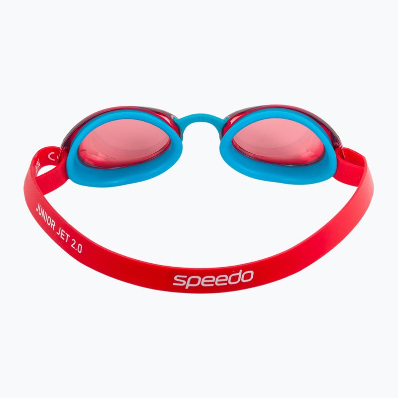 Speedo Jet 2.0 Kinder Schwimmbrille türkis / lavarot 4