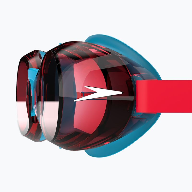 Speedo Jet 2.0 Kinder Schwimmbrille türkis / lavarot 5