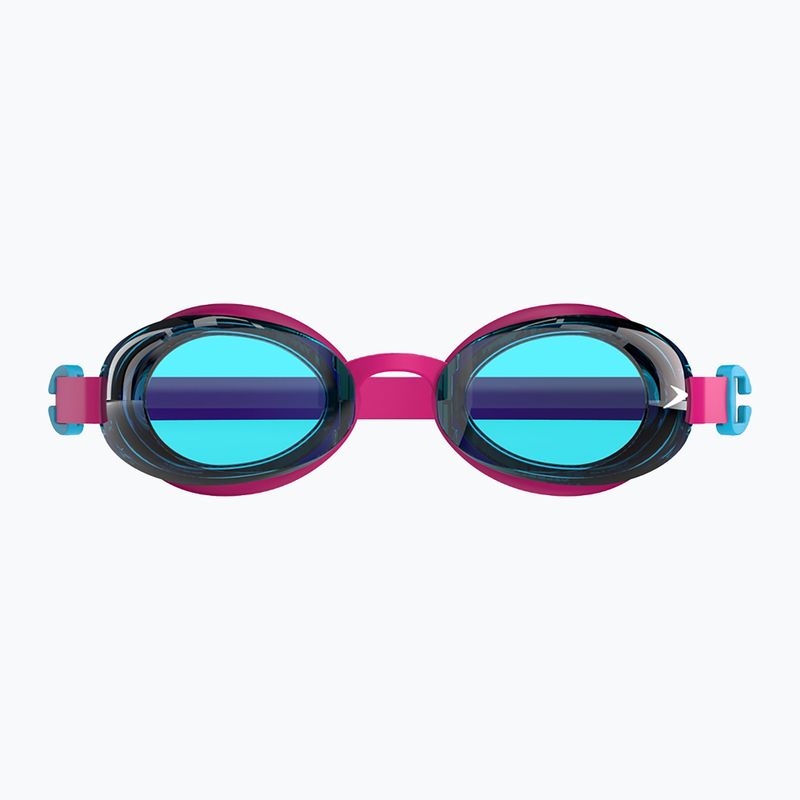 Speedo Jet 2.0 electric pink / azurblau Kinderschwimmbrille 2