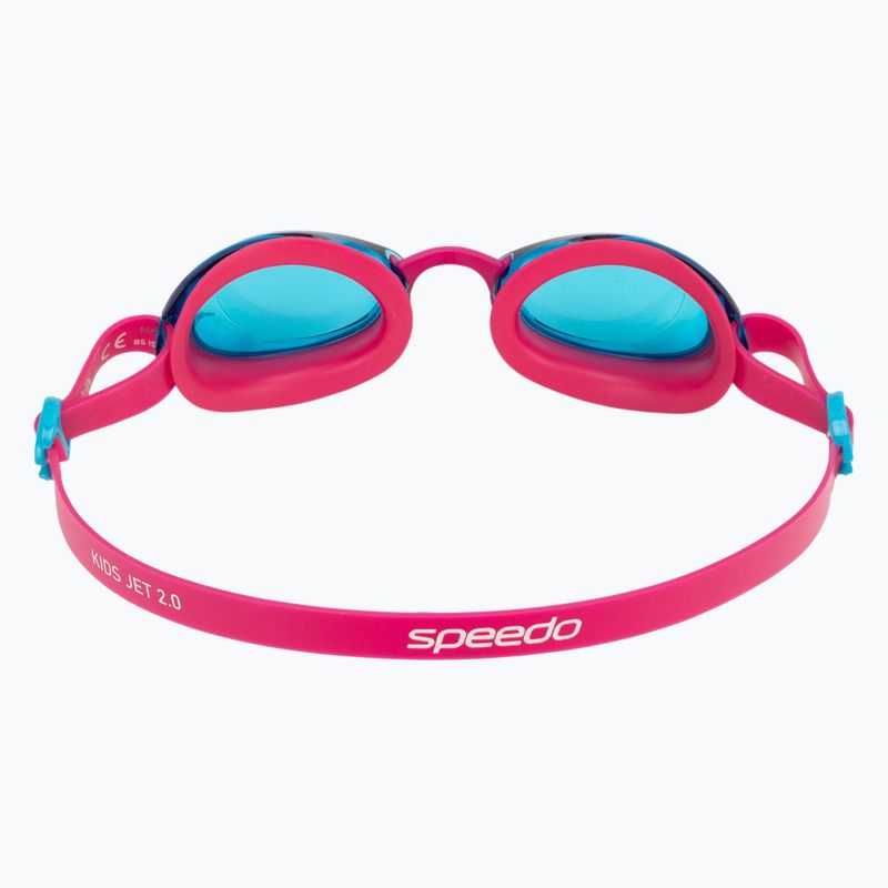 Schwimmbrille Kinder Speedo Kids Jet 2.0 electric pink/azure blue 4