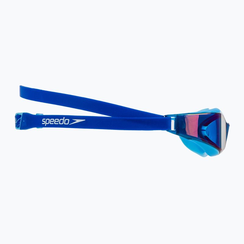 Speedo Fastskin Hyper Elite Mirror Kinderschwimmbrille picton blue / cobalt / iris 3