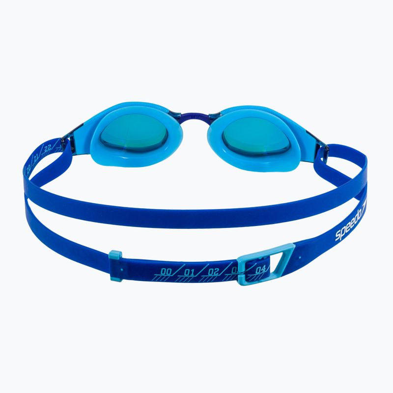 Speedo Fastskin Hyper Elite Mirror Kinderschwimmbrille picton blue / cobalt / iris 4