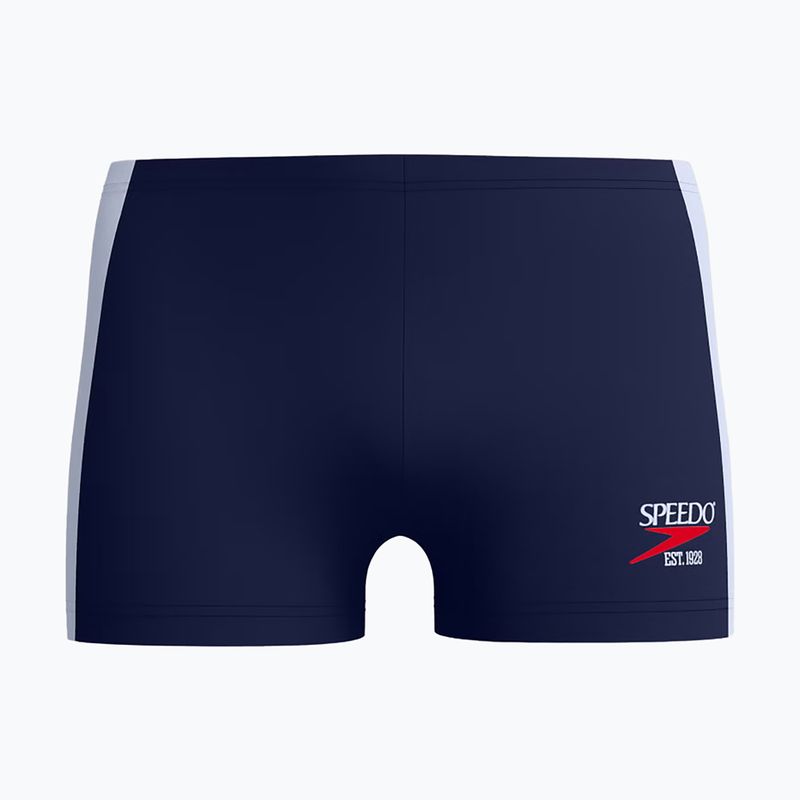 Herren-Schwimm-Boxershorts Speedo Colorblock Square Leg peacot 5