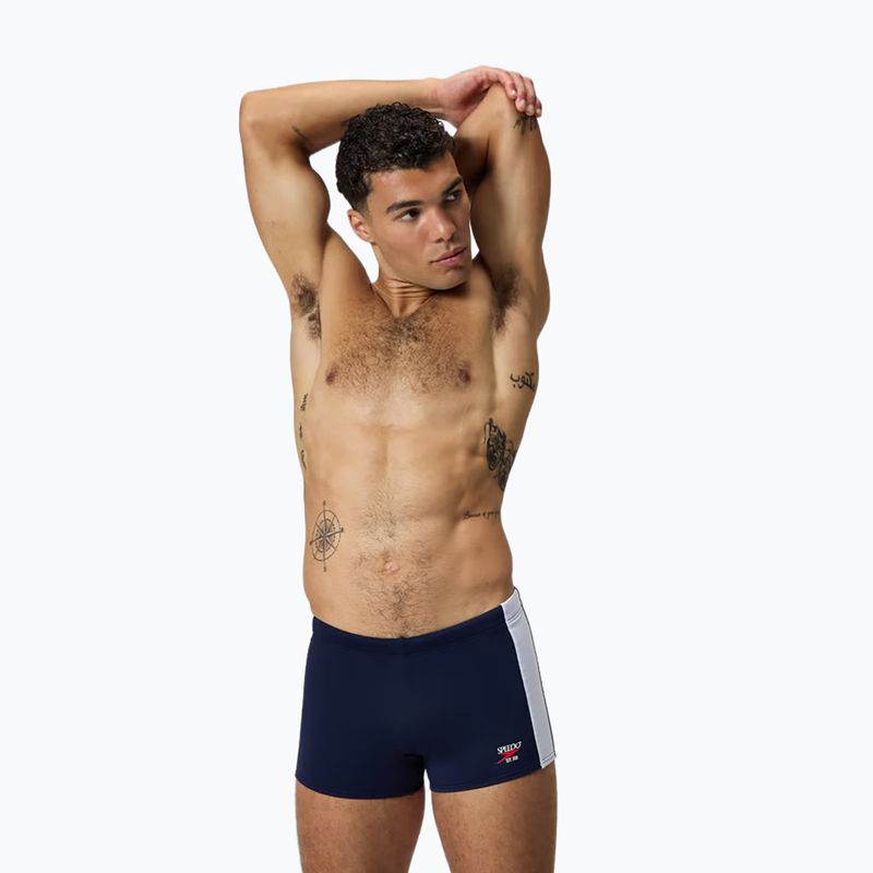 Badeshorts Herren Speedo Colorblock Square Leg peacot 7
