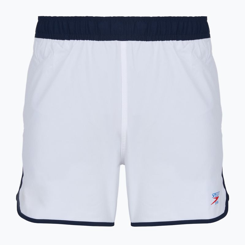 Herren Speedo Jetstream Retro Logo Volley 16" weiße Schwimmshorts