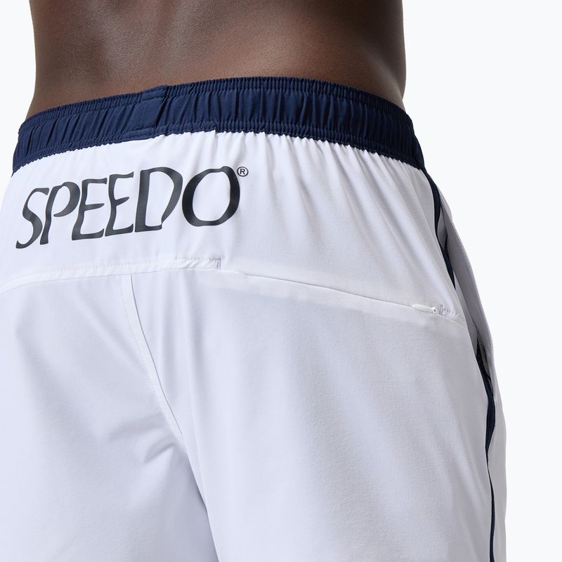 Herren Speedo Jetstream Retro Logo Volley 16" weiße Schwimmshorts 3