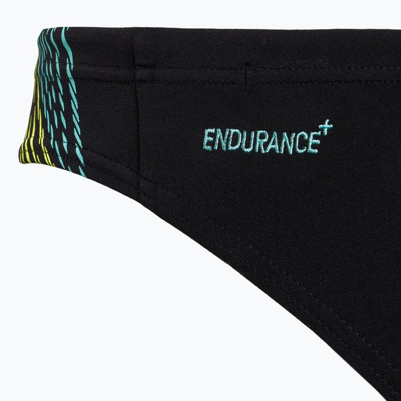 Speedo Placement hypergelber zweiteiliger Badeanzug für Damen 4