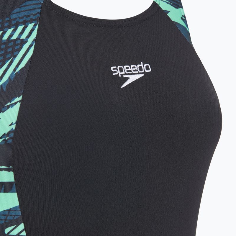 Damen-Einteiler Badeanzug Speedo HyperBoom Splice Legsuit dark teal 3