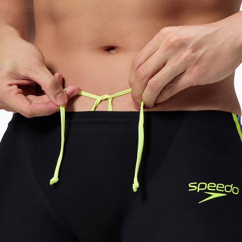 Schwimm-Jammer für Herren Speedo Fastskin LZR Intent 2.0 Jammer black/molten blur/hyper yellow 6
