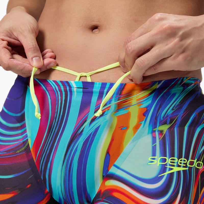 Herren-Schwimm-Jammer Speedo Fastskin LZR Pure Valor 2.0 Jammer molten black/molten blur 6