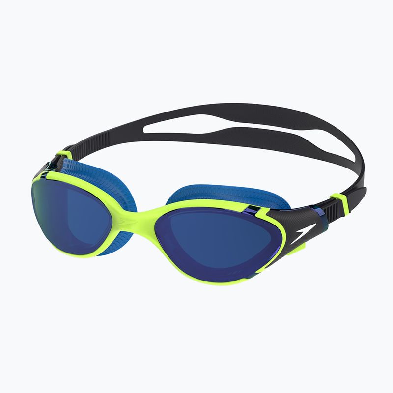 Speedo Biofuse 2.0 Mirror Schwimmbrille electric lime / cobalt / iris mirror