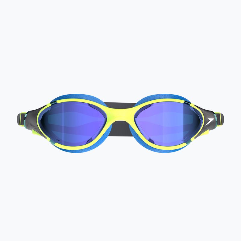 Speedo Biofuse 2.0 Mirror Schwimmbrille electric lime / cobalt / iris mirror 2