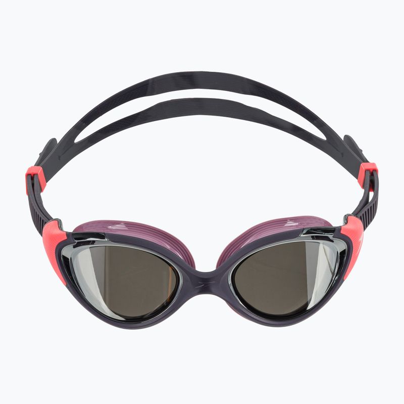 Speedo Biofuse 2.0 Mirror Damen Schwimmbrille Vintage Fog / Stahl / Silberspiegel 2