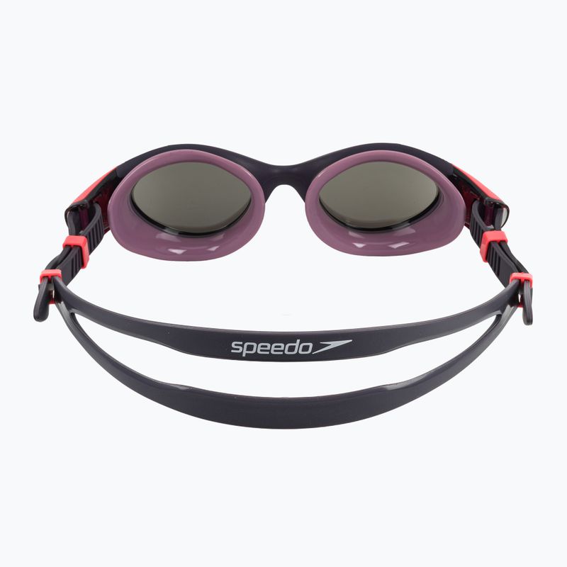 Speedo Biofuse 2.0 Mirror Damen Schwimmbrille Vintage Fog / Stahl / Silberspiegel 4