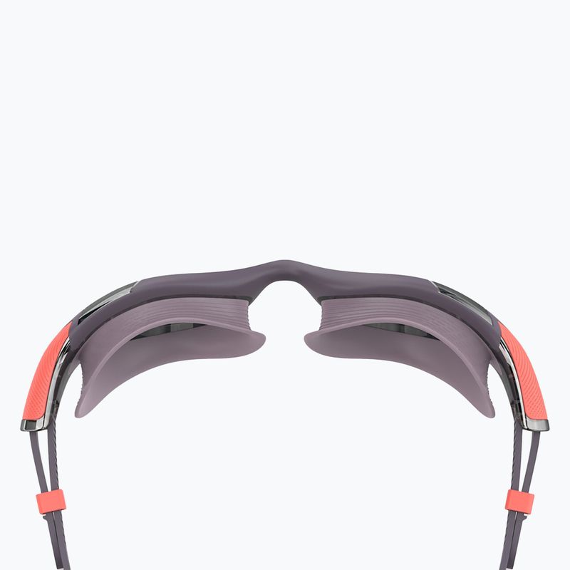 Speedo Biofuse 2.0 Mirror Damen Schwimmbrille Vintage Fog / Stahl / Silberspiegel 3