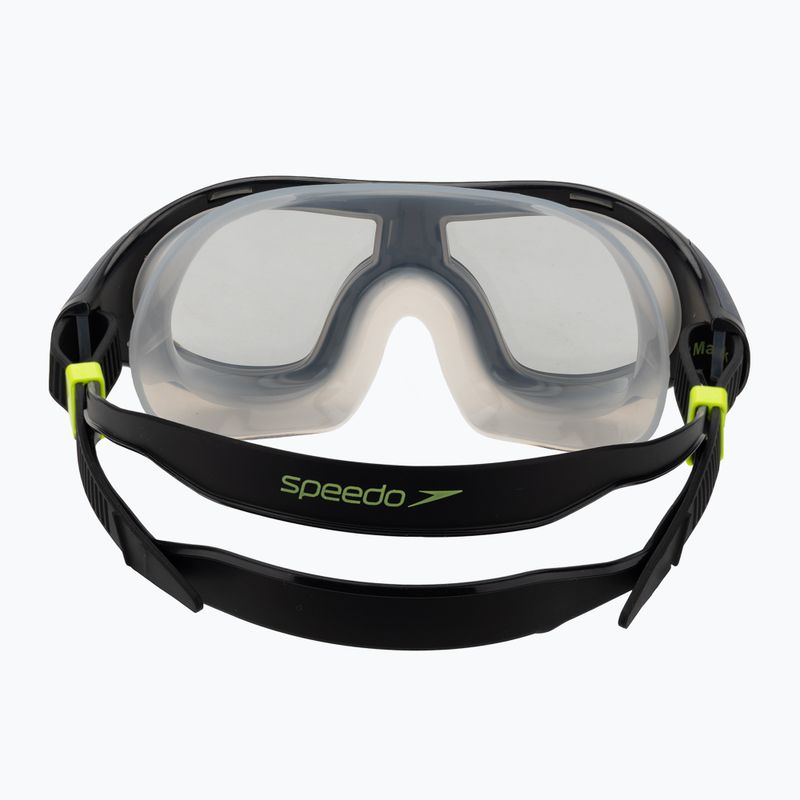 Speedo Biofuse 2.0 schwarz / Stahl Schwimmmaske 4