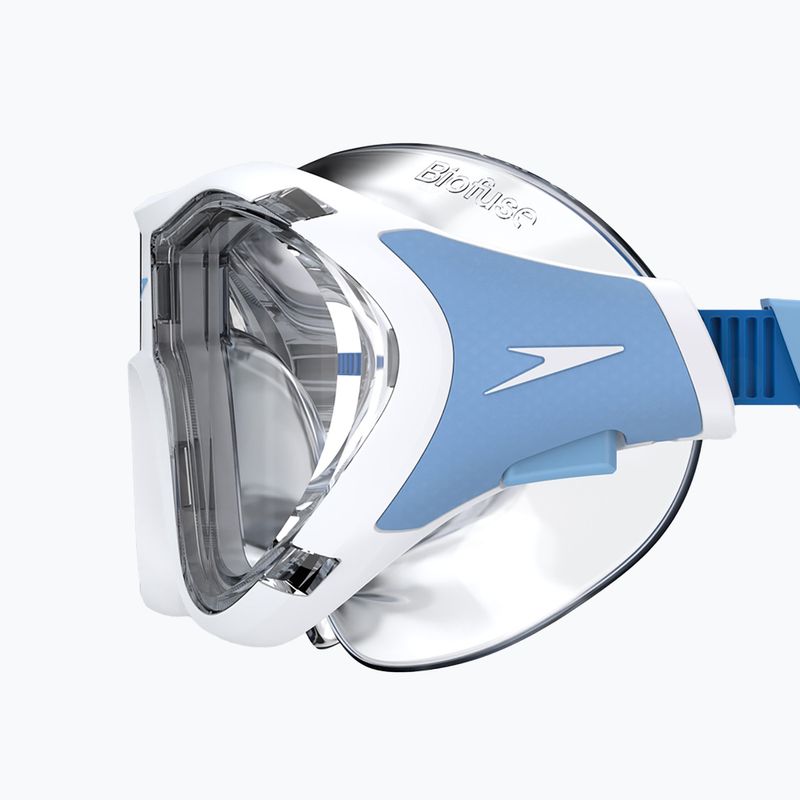 Speedo Biofuse 2.0 Schwimmmaske weiß / klar 4
