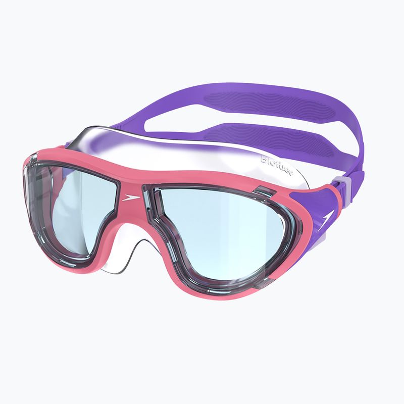 Speedo Biofuse 2.0 rosa Limonade / Stahl Kinderschwimmmaske