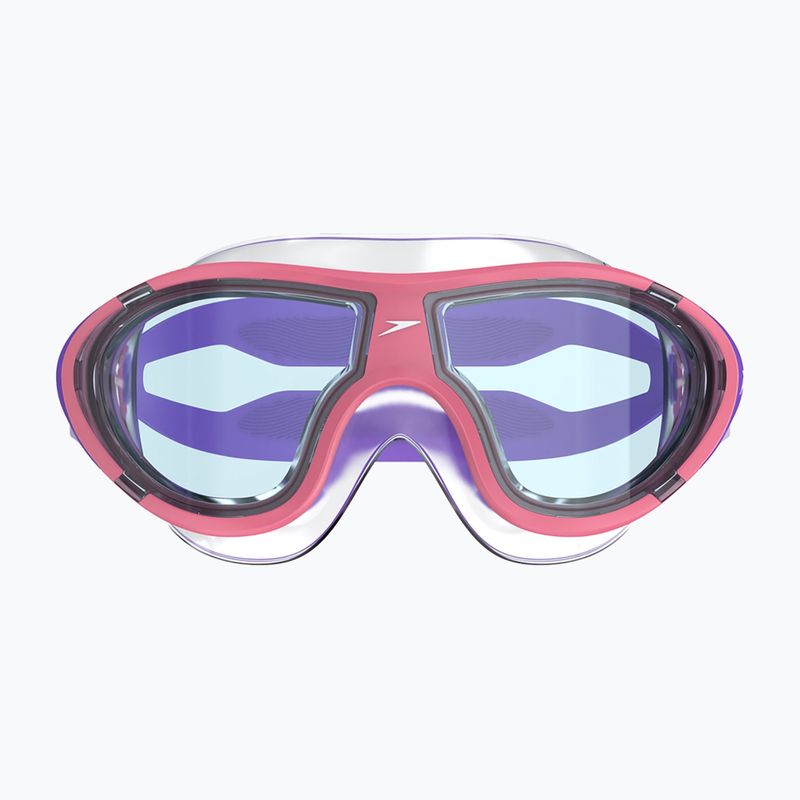 Speedo Biofuse 2.0 rosa Limonade / Stahl Kinderschwimmmaske 2