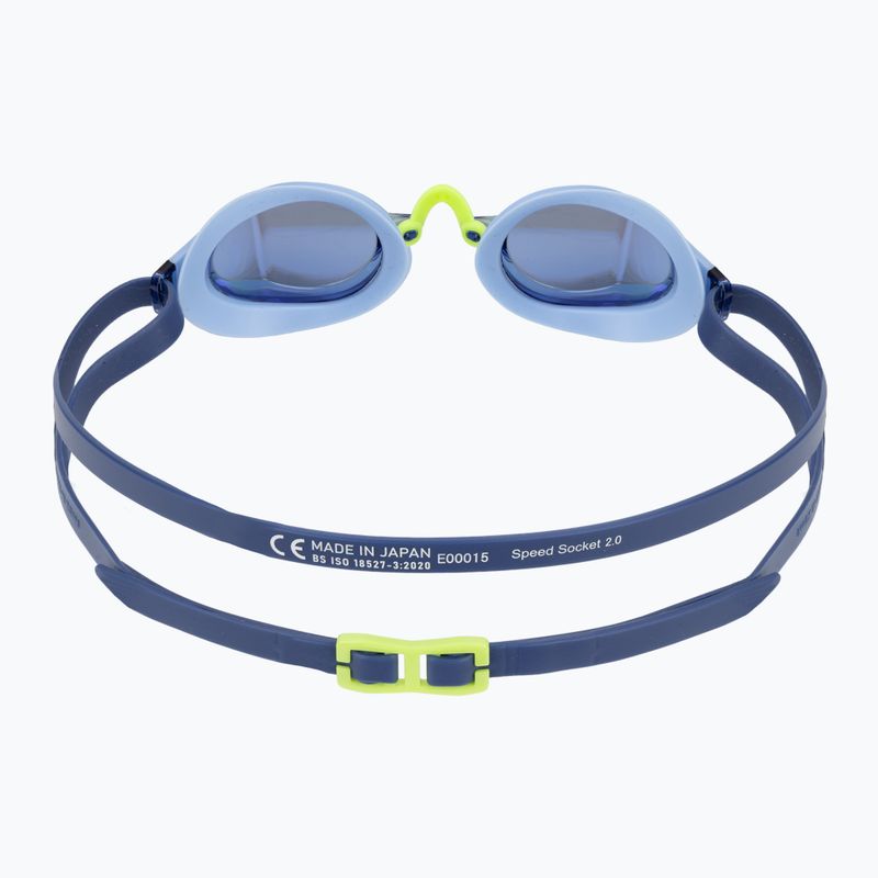 Speedo Fastskin Speedsocket 2 Mirror zuckerblau / celeste / iris Spiegel schwimmen Schwimmbrille 4