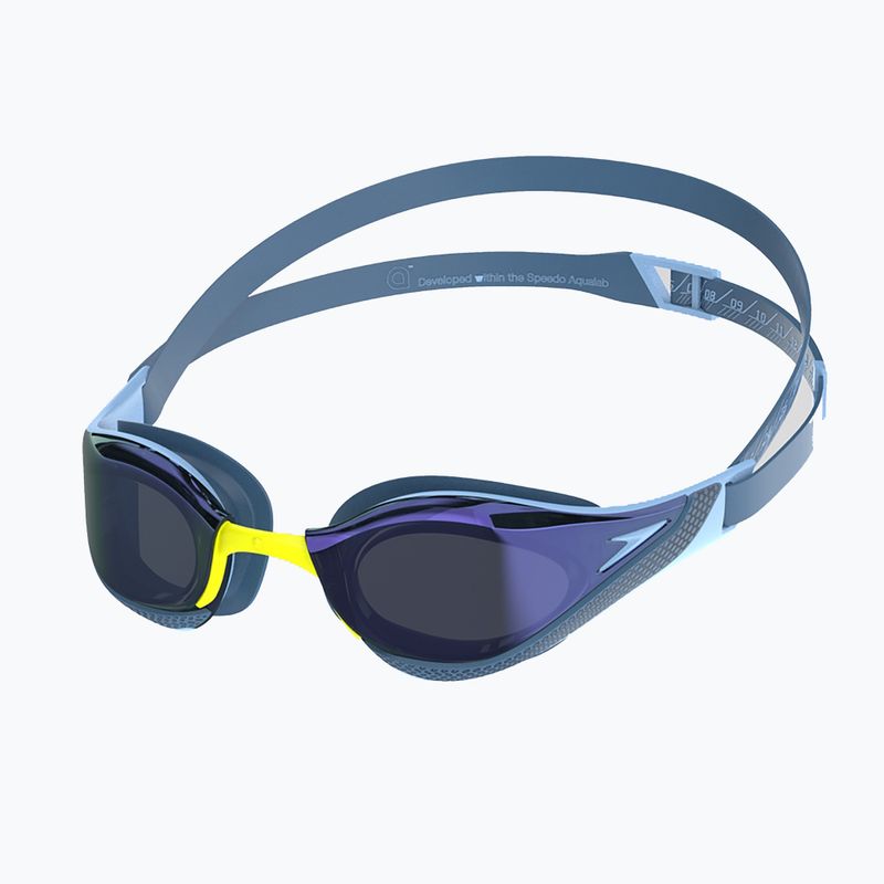 Speedo Fastskin Pure Focus Mirror zuckerblau / smoke / iris mirror Schwimmbrille