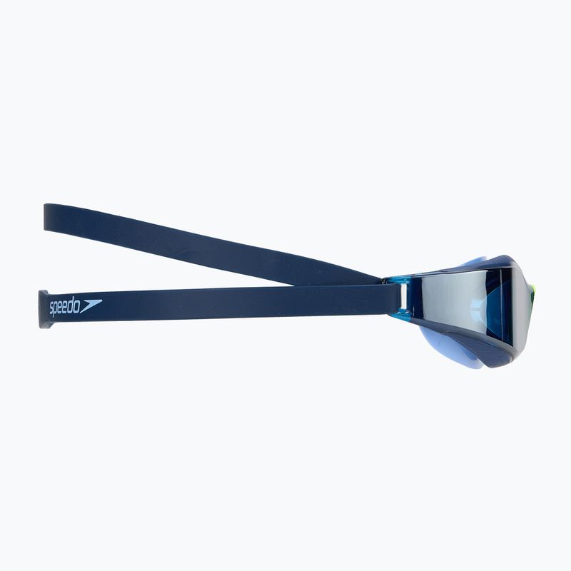 Speedo Fastskin Hyper Elite Mirror Nacht / Kobalt / Silber Spiegel schwimmen Schwimmbrille 3