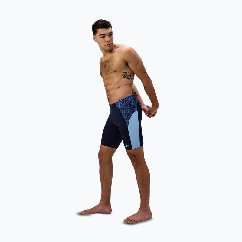 Herren-Schwimmjammer Speedo Endurance+ MAX Splice Jammer navy/sugar blue 2