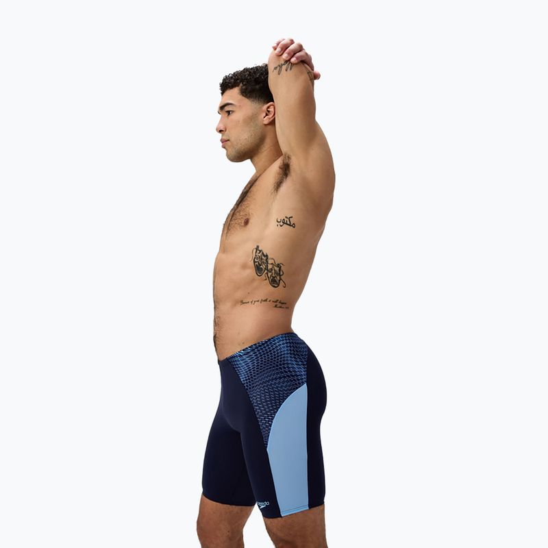 Herren-Schwimmjammer Speedo Endurance+ MAX Splice Jammer navy/sugar blue 4