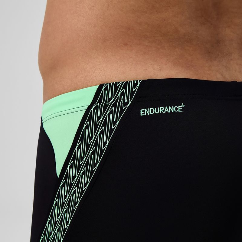 Herren-Schwimmshorts Speedo Hyper Boom Splice schwarz/alfalfa grün 7