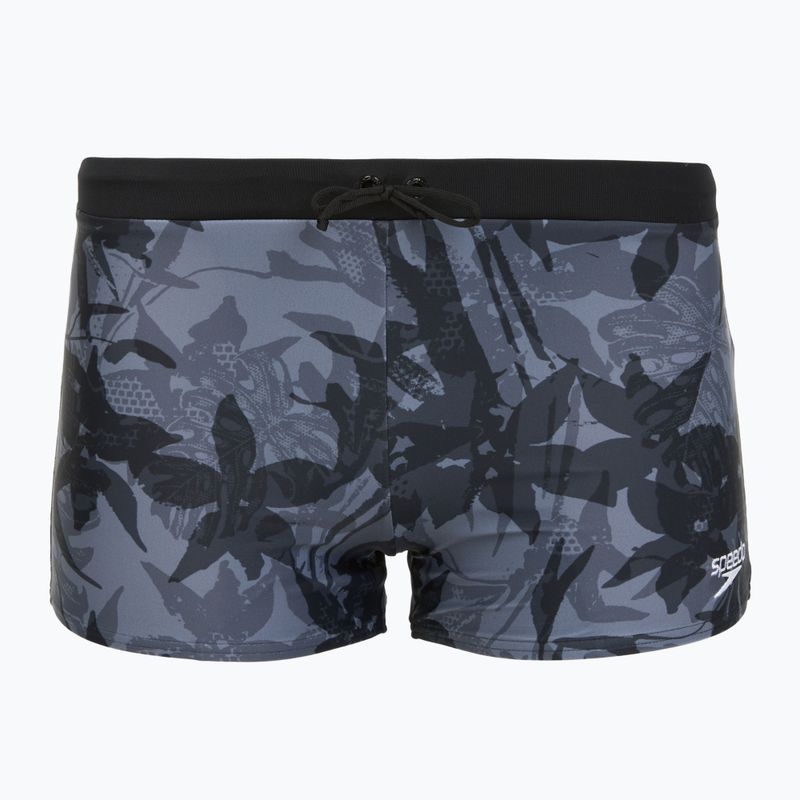 Herren-Schwimmboxershorts Speedo Valmilton grau lead
