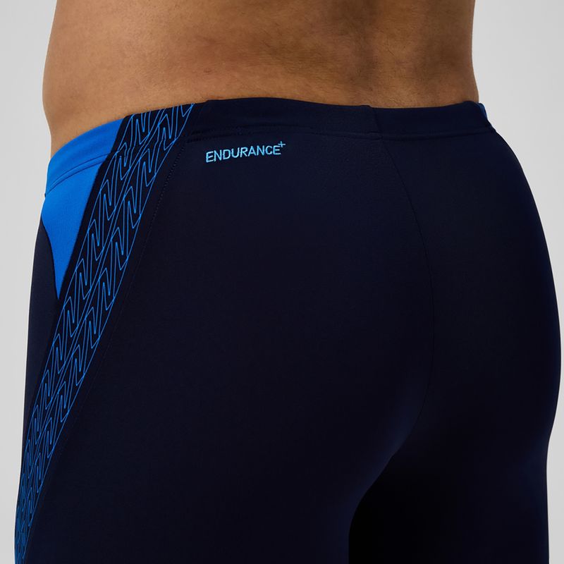Männer Schwimm Jammer Speedo Hyper Boom Splice grau lead/neon coral 7