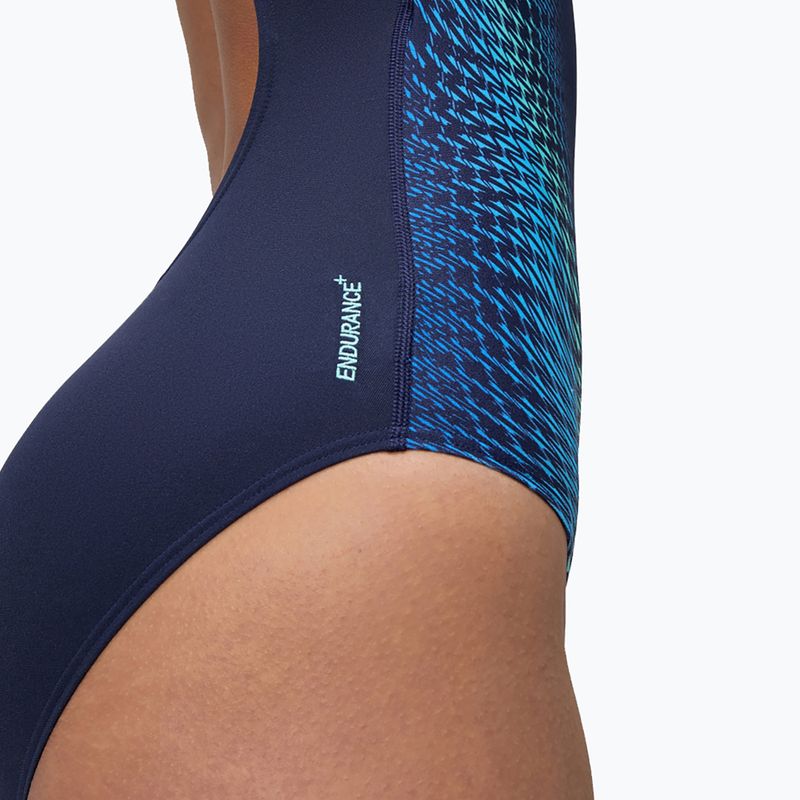 Damen Einteiler Badeanzug Speedo Digital Printed Medalist lagoon blue 7