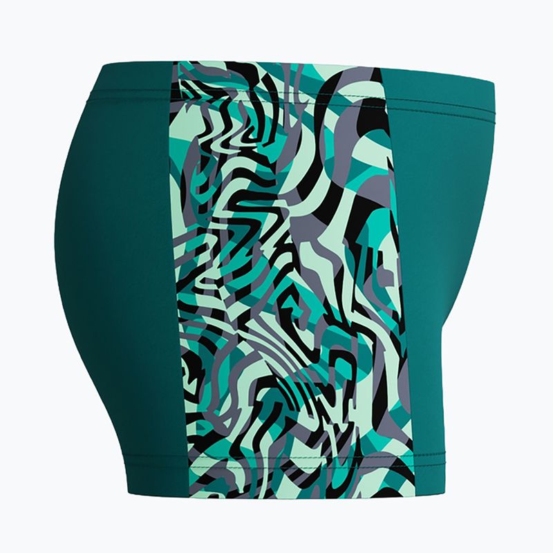 Kinder-Schwimmshorts Speedo Digital Panel Aquashort tiefes Smaragdgrün 4