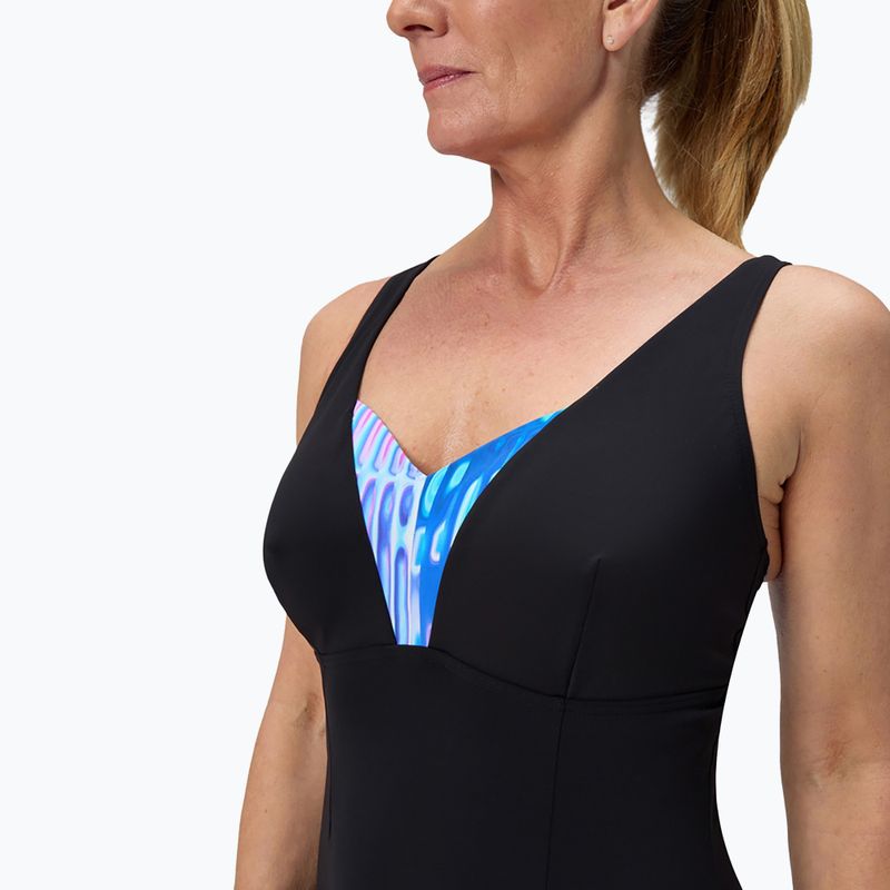 Speedo Shaping Printed OpusGem indigo glow Damen-Badeanzug einteilig 5