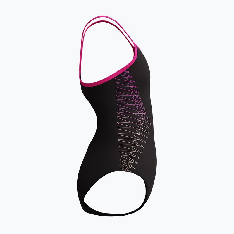 Kinder-Einzelstück-Schwimmanzug Speedo Platisol Placement Thinstrap Muscleback flare pink 4