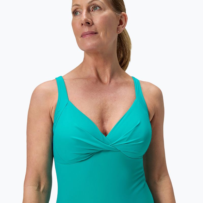 Damen-Einteiler Badeanzug Speedo Shaping Cross Knot turquoise gem 5