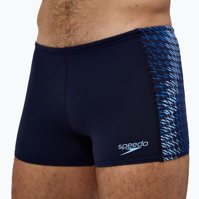 Herren-Schwimmshorts Speedo Endurance+ Tech Panel Aquashort Navy/Zuckerblau 5