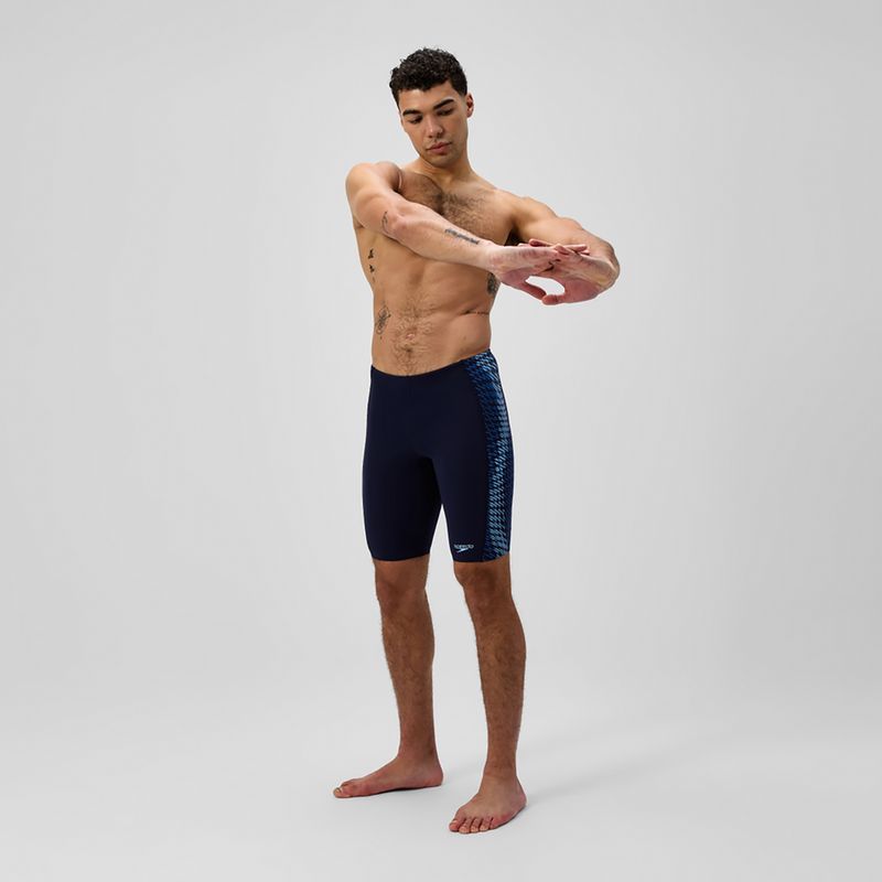 Herren-Schwimm-Jammer Speedo Endurance+ Tech Panel Jammer navy/sugar blue 2