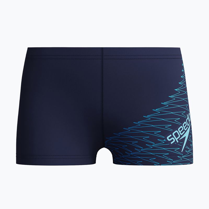 Kinder-Schwimmshorts Speedo Medley Logo Aquashort peacoat/sugar blue