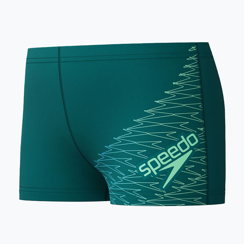 Badeshorts Kinder Speedo Medley Logo Aquashort deep emerald/alfalfa green 3
