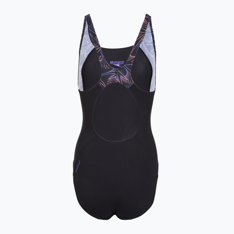 Badeanzug Damen Speedo HyperBoom Splice Muscleback bright peach 2