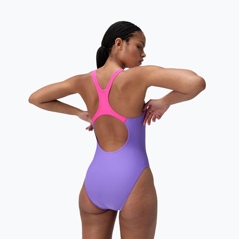 Einteiliger Badeanzug Speedo Medley Logo Medalist Indigo Glow 3