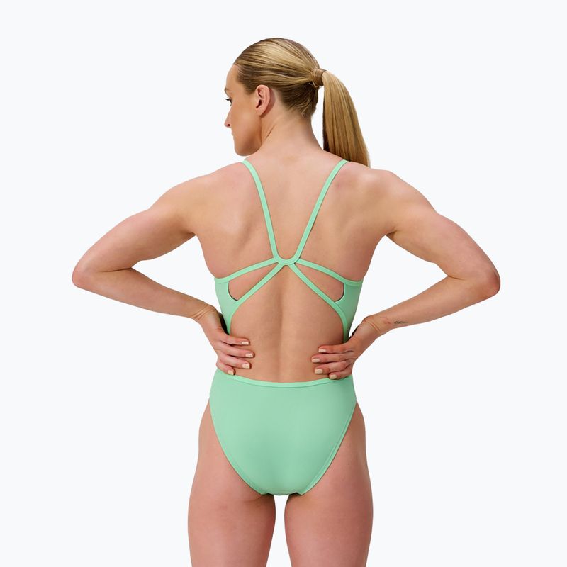 Damen-Einteiler Badeanzug Speedo FL Solid Web Back alfalfa green 2