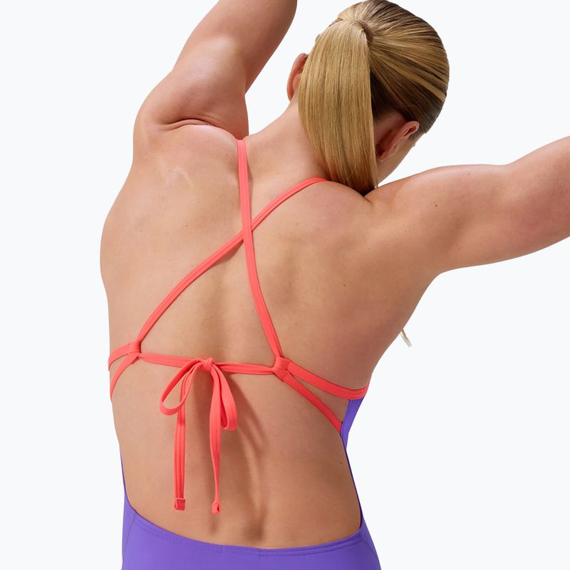 Damen-Einteiler Badeanzug Speedo FL Solid Tie Back indigo glow/picton blue 5