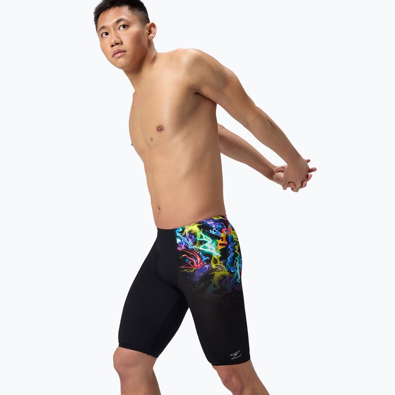 Speedo Herren Schwimmen Jammers Platzierung Gedruckt statische volta/schwarz 4