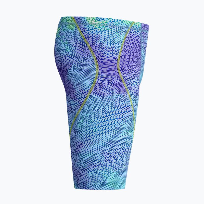 Herren-Schwimmjammer Speedo Fastskin HyperSpark Printed Jammer in Under Current/Sugar Blue 4