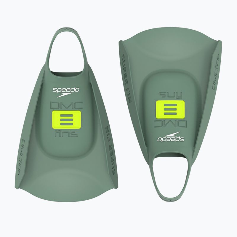 Schwimmflossen Speedo DMC Original soft olive/hyper yellow