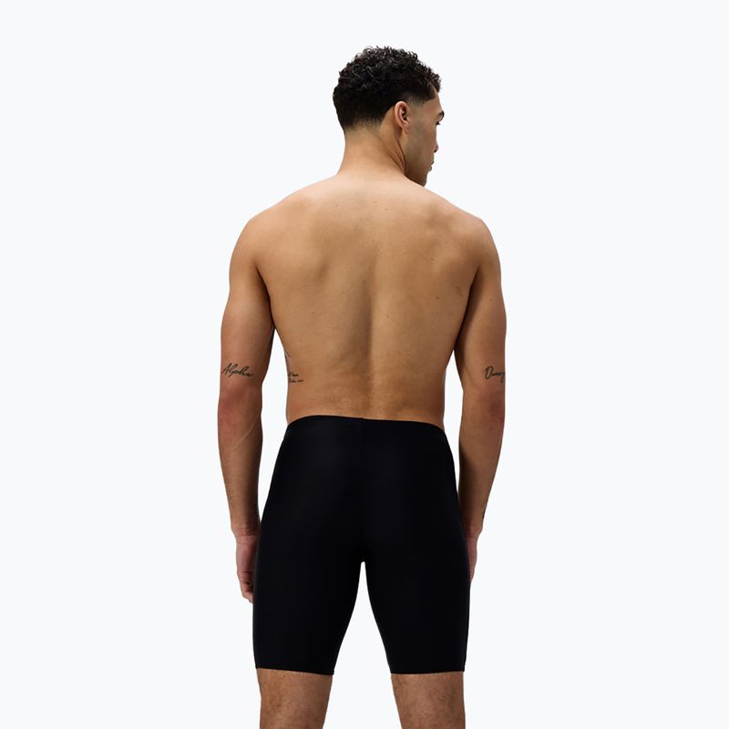 Herren-Schwimmjammer Speedo Medley Logo Jammer schwarz/bleigrau 3