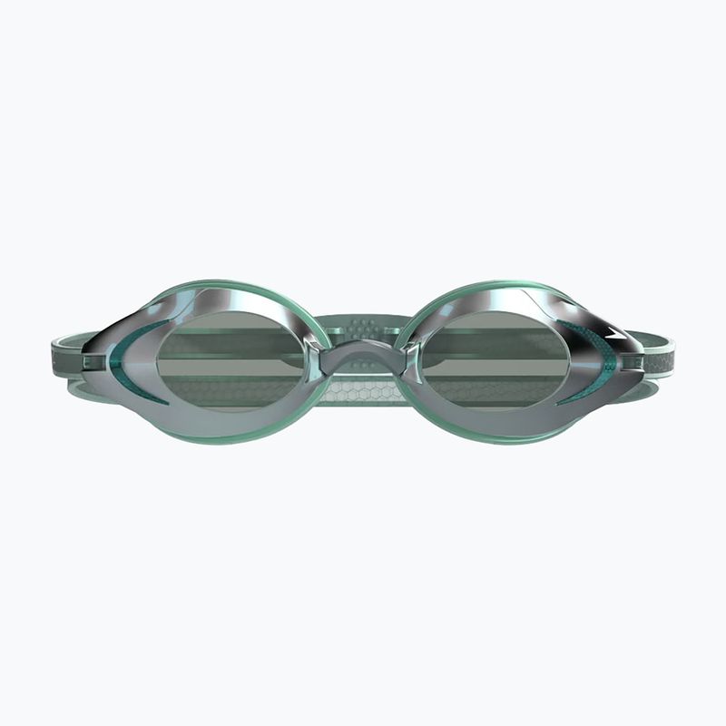 Schwimmbrille Speedo Vanquisher 3.0 Mirror Ltd storm green/grey/emerald matte mirror ltd 2